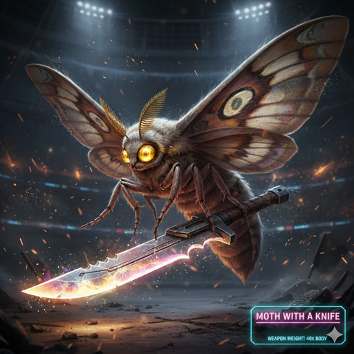Moth With a Knife